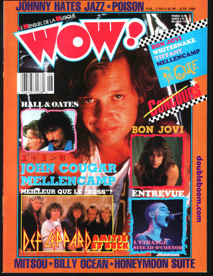 WOW Juin 1988 - John Cougar Mellencamp